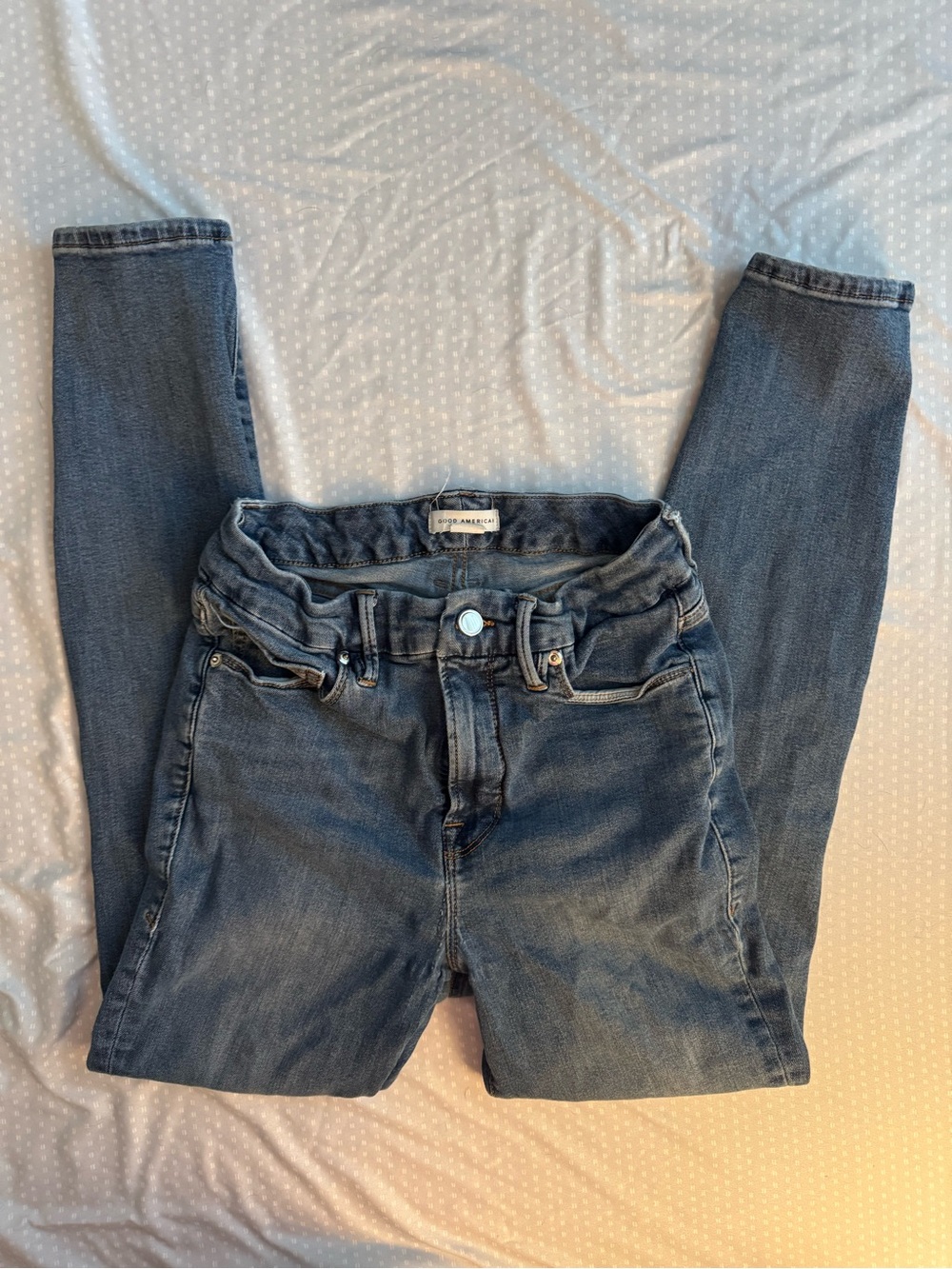 Good American Skinny Jeans in Blue Wash
